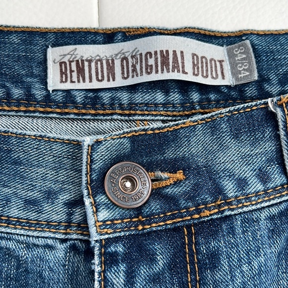 Aeropostale Benton Original Bootcut Denim Jeans 34x34 EUC - Picture 5 of 13